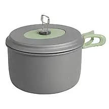 Набір туристичного посуду Bo-Camp Explorer XL 4 Pieces Hard Anodized (Grey/Green), фото 4
