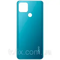 Задняя панель корпуса (крышка аккумулятора) Oppo A15/A15s/A35 оригинал, Mystery Blue