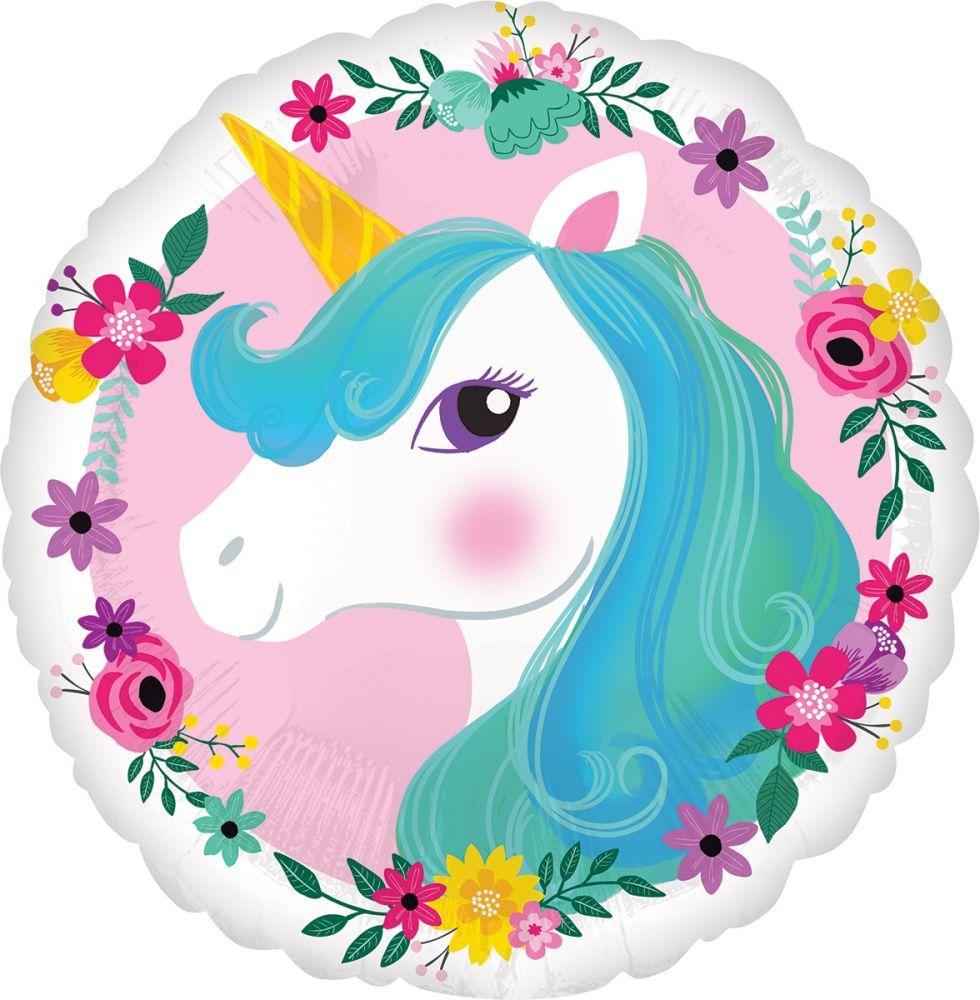 Anagram 18" Unicorn Fun Милий єдиноріг фольгований шар