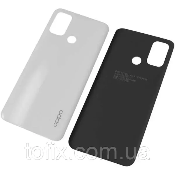 Задня панель корпусу (кришка акумулятора) Oppo A53 4G 2020/A53s/A32/A33 2020 оригінал, Білий