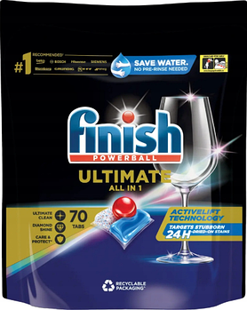 Таблетки для посудомийних машин Finish Quantum Ultimate 70 шт