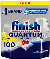Таблетки для посудомоечных машин Finish Quantum 100 шт