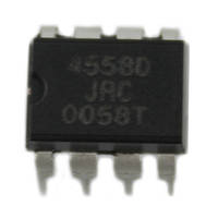 Чип JRC4558D 10ШТ JRC4558 DIP-8, Операционный усилитель 2-канальный js