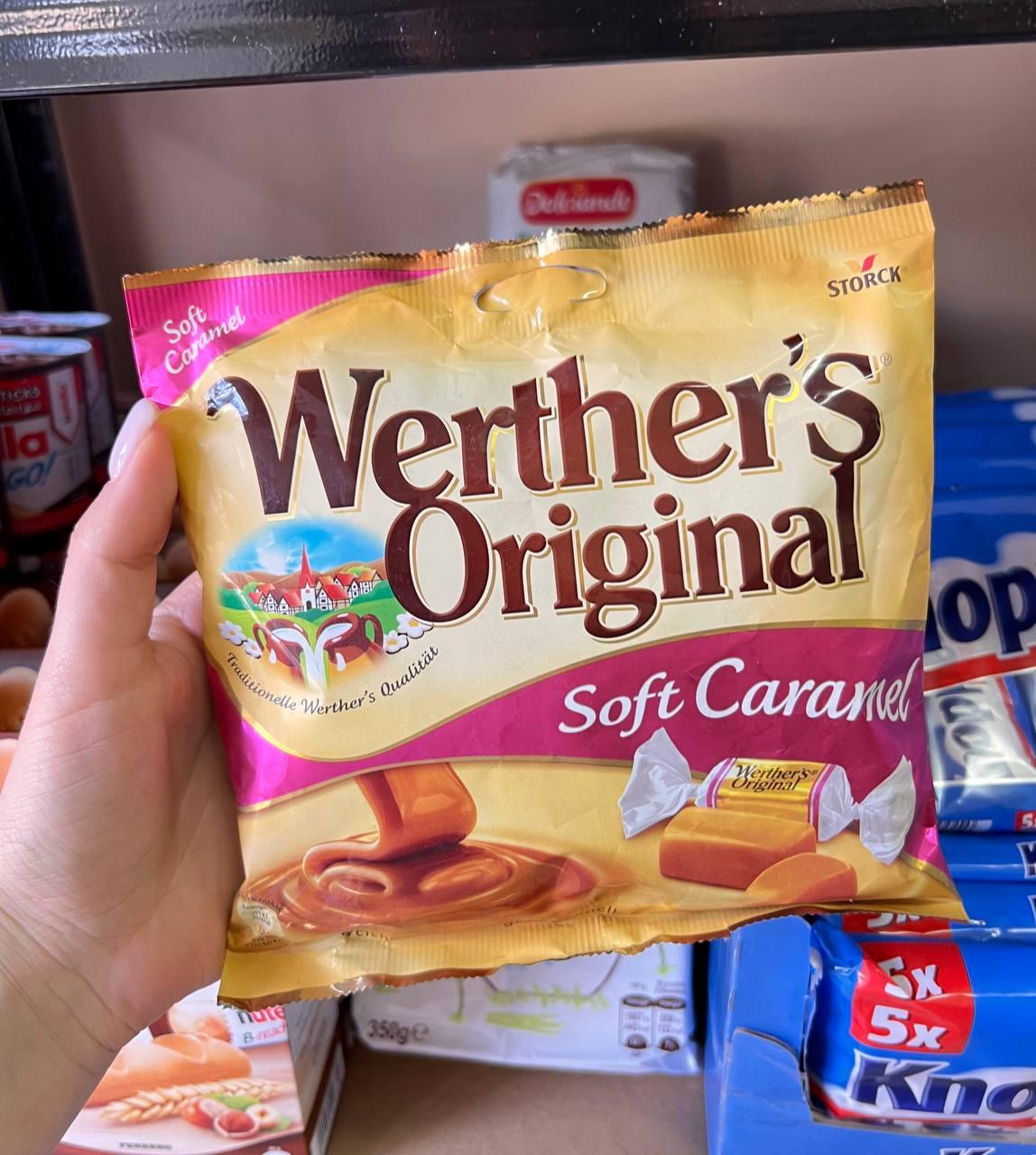 Цукерки 🍬Soft Caramel Werther's Original Soft Caramel 180 гр. Німеччина
