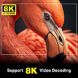 Смарт-телевізор H96 Max M2 4gb/64gb 8K Ultra HD Android 13 SmartTV + клавиатура, фото 6