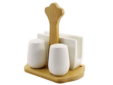 Набiр для спецiй 3пр. (серветницясільничкаперечниця) PJ03434 ТМ INTEROS FG