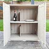 Пластикова тумба з полицею 82х41х93см SW-00001543, фото 3