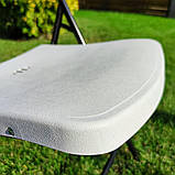 Складний стілець 46х52х79см Білий SW-00001609, фото 2