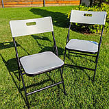 Складний стілець 46х42,5х86см Білий SW-00001610, фото 5