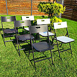 Складной стілець 46х42,5х86см Чорний SW-00001611, фото 6