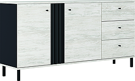 Комод 2Д3Ш з ДСП у вітальню, спальню Тео Світ Меблів