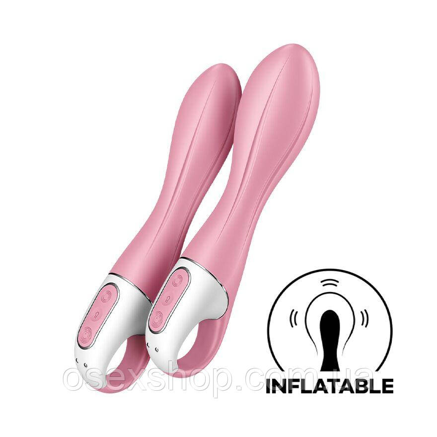 Вібратор точки G надувний Satisfyer Air Pump Vibrator 2, фото 1