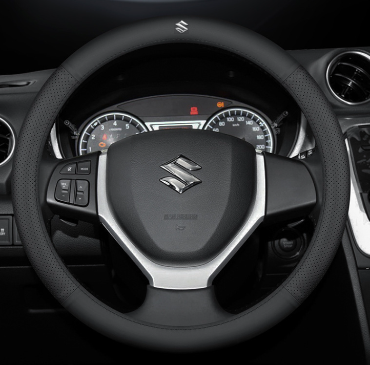 Чохол на кермо Lux Ultrathin натуральної шкіри для автомобіля Suzuki