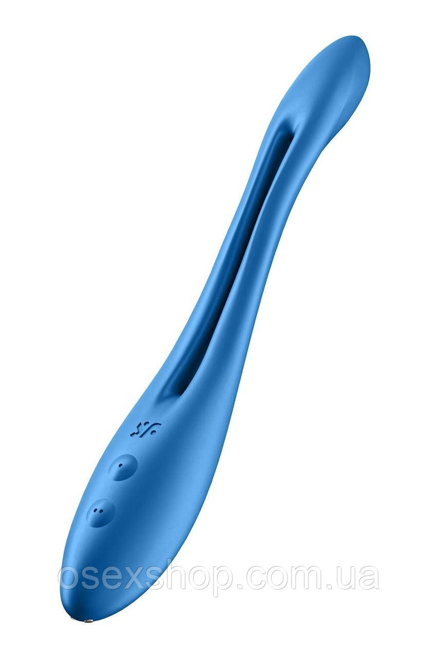Універсальний гнучкий вібратор для пар Satisfyer Elastic Game Dark Blue, фото 1