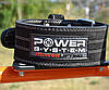 Пояс для пауерліфтингу Power System PS-3800  PowerLifting шкіряний Black L, фото 9