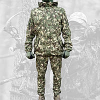 Штурмовий гірський костюм камуфляж (48-58), форма тактична польова гірка, костюм камуфляж для полювання та риболовлі
