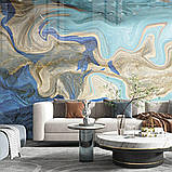 Самоклеюча вінілова плитка набір (6 рулонів) 3600х2800х2мм Блакитний SW-00001449, фото 2