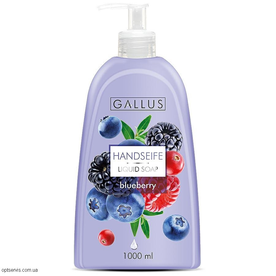 Рідке мило для рук Gallus Blueberry Ягідне 1 л