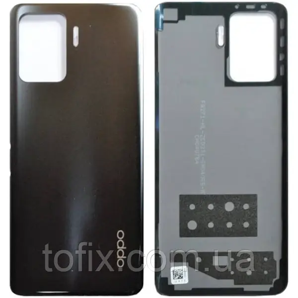 Задня панель корпусу (кришка акумулятора) Oppo Reno 5 Lite оригінал, Чорний