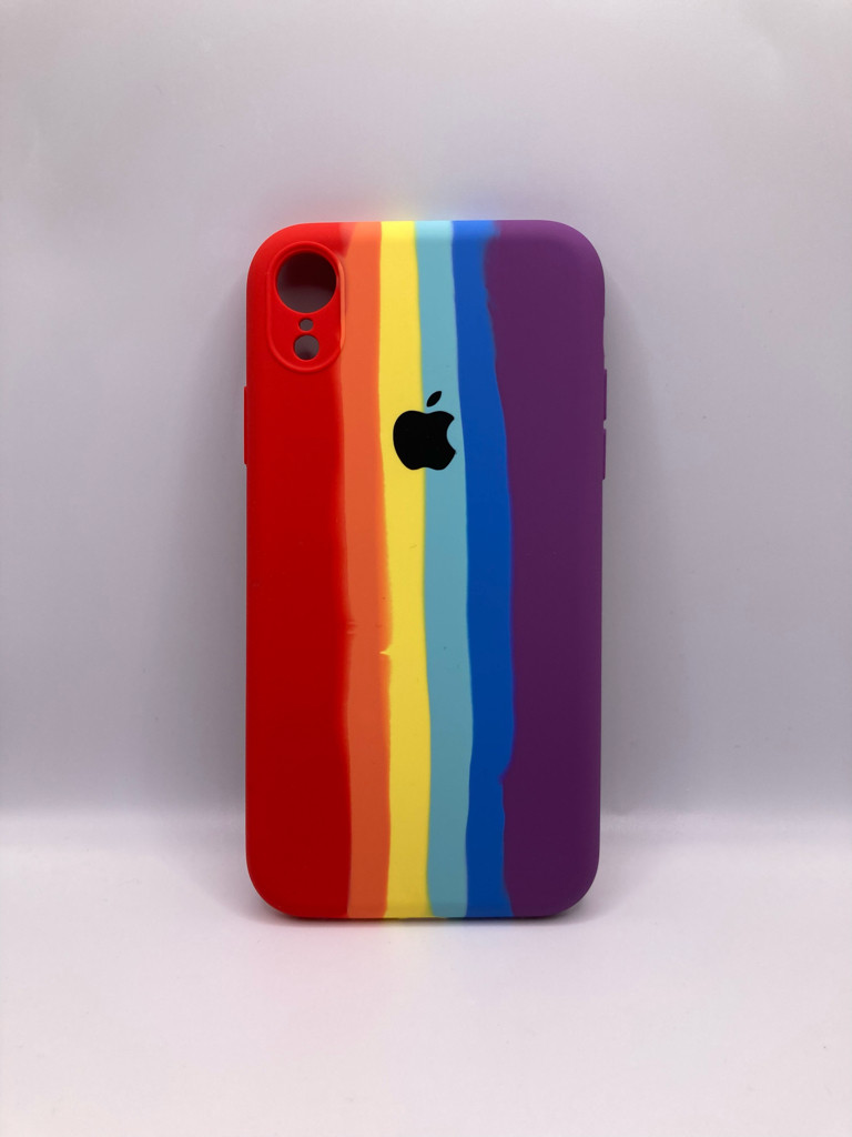 Накладка Rainbow Silicone Case IPhone Xr — 6.1" (6) 26331 Китай