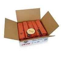 Пакети для медичних утилізованих відходів 110 л, 75 мкм, рулон 10 шт, червоний Sanpreis, фото 2