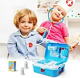 Портативний рюкзак Doctor toy, Ігровий набір для дітей, Дитяча валіза лікаря, фото 2