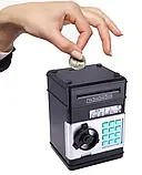 Сейф дитячий (жовтий, зелений, рожевий, червоний) 881506, Скарбничка з купюроприймачем, фото 8