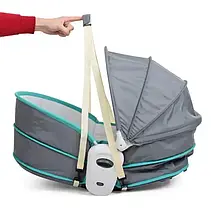 Дитяча люлька Rocker Bassinet БЛАКИТНА 5 in 1 | Люлька-баунсер Mastela Rocker Bassine, фото 2