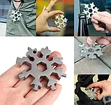Мультитул викрутка у вигляді сніжинки SNOW FLAKE WRENCH TOOL, Мультиінструмент, фото 7