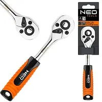 Ключ із тріскачкою Neo Tools 08-504 1/4", 150 мм 45T