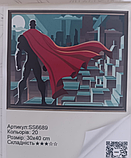 Картина за номерами Супергерої марвел Набір для розпису на полотні Охорона нічного міста Живопис по номерам 30x40 Strateg SS6689, фото 2