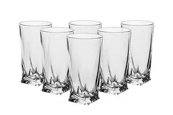 Келихи BOHEMIA QUADRO 350 мл 6 шт