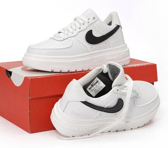 Найк Аир Форс Гортекс Зимние женские кроссовки термо белые Nike Air ...