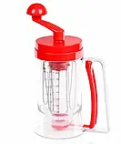 Універсальний ручний міксер для тіста з дозатором Pancake Machine, Тістомішалка, Диспенсер для тіста, фото 2