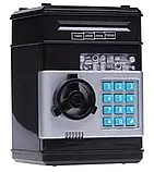 Дитячий сейф-скарбничка з кодовим замком, Скарбничка з купюроприймачем, Дитячий сейф для грошей, фото 6