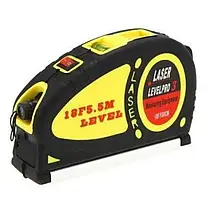 Лазерний рівень 360 градусів Level PRO 3 з рулеткою 5,5 м | Рулетка вимірювальна | Будівельний рівень, фото 2