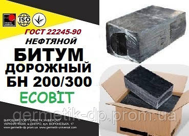 БН 200/300 Ecobit ГОСТ 22245-90 битум дорожный нефтяной вязкий - фото 1 - id-p1977316610