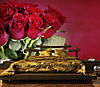 3D Фото шпалери "Букет з червоних троянд" - Будь-який розмір! Читаємо опис!, фото 2
