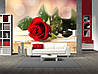 3D Фото шпалери "Бутон червоної троянди" - Будь-який розмір! Читаємо опис!, фото 4