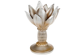 Декоративний свічник Квітка магнолії, 20см