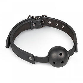 Капелюх Ball Gag With PVC Ball - Black Easytoys