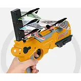 Дитячий пістолет катапульта з літаючими літаками Air Battle, Метальний літак, Іграшковий літачок, фото 3