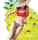 Пляжний надувний матрац Ананас 154х88х21 см, Матрац для плавання, фото 8