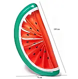 Пляжний надувний матрац Кавун 180х70х20 см, Матрац для плавання, фото 8