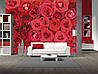 3D Фото шпалери "Червоні трояндочки" - Будь-який розмір! Читаємо опис!, фото 4