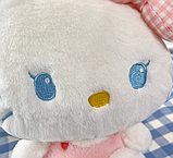 Hello Kitty рюкзак іграшка плюшева м'яка для дівчинки Кітті білий 23см (NST), фото 5