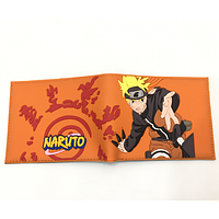 Гаманець гаманець для хлопчика Наруто. Виклик мудрості Naruto аніме anime 3D подарунок синові помаранчевий (NST)