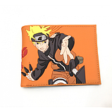 Гаманець гаманець для хлопчика Наруто. Виклик мудрості Naruto аніме anime 3D подарунок синові помаранчевий (NST), фото 2