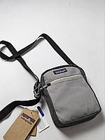 Барсетка мужская спортивная сумка-мессенджер кросс-боди Патагония Patagonia серый (Nois)