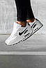 Чоловічі кросівки Nike Air Max 90 white black essential Взуття Найк Аір Макс 90 білі з чорним, фото 6